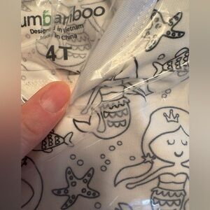 Zumbamboo Color It Yourself children’s pajamas in size 4T